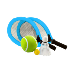 Angel Sports Racketset In Rugzak 2 Spelers - Blauw