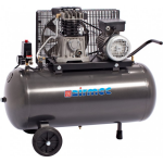 Airmec KF 100350 M Mobiele oliegesmeerde zuigercompressor | 100Ltr 350 l/min