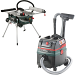 Metabo TS 254 tafelcirkelzaag met uitklapbaar onderstel + ASR 25 L SC alleszuiger