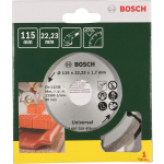 Bosch diamantdoorslijpschijf voor bouwmateriaal, 115 mm