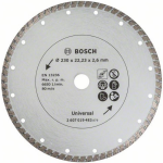 Bosch Diamantdoorslijpschijf Turbo, 230 mm Ø