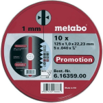Metabo Slijpschijven set ,125mm x 1mm x 22.23mm ,10 stuks | 616359000