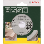 Bosch Diamantdoorslijpschijf voor tegels, 115 mm