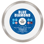 Carat CSMS1253BD Blue Diamond Diamantzaagblad voor droogzagen - 125x22,23mm - Tegels/Natuursteen