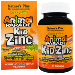 Nature&apos;s Plus Kid Zinc Lozenges, Natural Tangerine Flavor (90 Animals) -