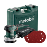 Metabo SXE 3125 Set excenterschuurmachine 310w 125mm | in koffer + 25 schuurbladen