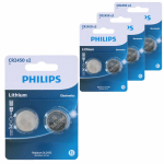 Philips Knoopcel Batterijen Cr2450 - 10x Stuks - Knoopcel Batterijen - Silver