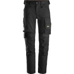 Snickers 6241 AllroundWork Stretch Werkbroek met Holsterzakken - Zwart - Maat 152