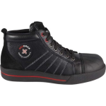 Redbrick Onyx Sneaker Hoog S3 + KN - Maat 36 - Zwart