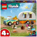 Lego - Coche De Juguete Y Caravana Para Construir Excursión De Vacaciones Friends