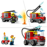 Lego - Juguete Educativo De Construcción Parque De Bomberos Y Camión De Bomberos City