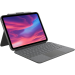 Logitech Combo Touch tablet toetsenbord iPad (10e gen) (Grijs)