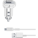 Car Charger Kit 15W USB-C Samsung Adapter - Wit
