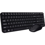 Qware - Office - draadloos - toetsenbord - muis - combo - Waterford - zwart - Qwerty