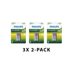 Philips Aaa Batterijen - Oplaadbaar - 800 Mah - Voordeelverpakking 6 Stuks