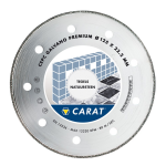 Carat Galvano Premium Ø125X22.23Mm, Type Cepc