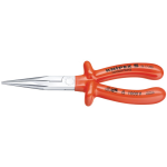 Knipex Platspitse tang met zijsnijder verchroomd 200 mm