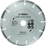 Bosch Diamantdoorslijpschijf voor bouwmaterialen, 180 mm Ø