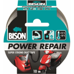 Bison Power Repair Tape Rol 10M - 6311855 - Grijs