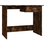 Vidaxl Bureau 100x50x76 Cm Bewerkt Hout Gerookt Eikenkleurig - Bruin