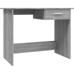 Vidaxl Bureau 100x50x76 Cm Bewerkt Hout Sonoma Eikenkleurig - Grijs