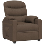 Vidaxl Fauteuil Verstelbaar Stof - Bruin