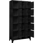 Vidaxl Lockerkast 90x40x180 Cm Staal - Negro