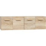 Vidaxl Wandkasten 2 St 60x36,5x35 Cm Bewerkt Hout Sonoma Eikenkleurig - Bruin