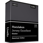 Livello Hoeslaken Jersey Excellent Dark Grey 180 X 200 Cm - Grijs