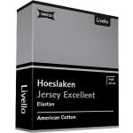 Livello Hoeslaken Jersey Excellent Light Grey 90 X 200 Cm - Grijs