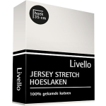 Livello Hoeslaken Jersey Offwhite 90 X 220 Cm - Beige