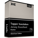 Livello Hoeslaken Topper Jersey Excellent Stone 140 X 200 Cm - Beige