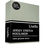 Livello Hoeslaken Jersey Mineral 180 X 200 Cm - Groen