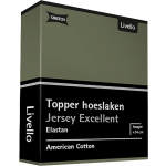 Livello Hoeslaken Topper Jersey Excellent Green 140 X 200 Cm - Groen
