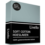 Livello Hoeslaken Soft Cotton Pacific 180 X 200 Cm - Blauw