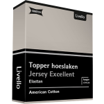 Livello Hoeslaken Topper Jersey Excellent Stone 90 X 200 Cm - Beige