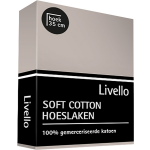 Livello Hoeslaken Soft Cotton Stone 80 X 200 Cm - Beige