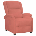 Vidaxl Fauteuil Verstelbaar Fluweel - Roze