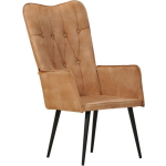 Vidaxl Fauteuil Canvas - Bruin