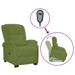 Vidaxl Sta-op-stoel Verstelbaar Fluweel Licht - Groen