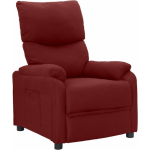 Vidaxl Fauteuil Verstelbaar Stof Wijn - Rood