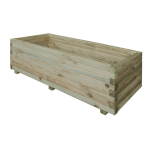 Intergard Houten Plantenbak Rechthoek Grenen 92cm - Bruin