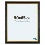 Your Decoration Lincoln Houten Fotolijst 50x65cm Zwart Goud