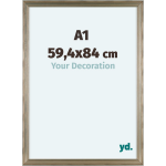 Your Decoration Lincoln Houten Fotolijst 59,4x84cm A1 Zilver