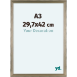 Your Decoration Lincoln Houten Fotolijst 29,7x42cm A3 Zilver