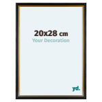 Your Decoration Lincoln Houten Fotolijst 20x28cm Zwart Goud