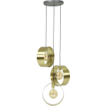 Dimehouse Industriële Hanglamp Golden - Goud - 3-lichts Getrapt