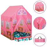 Vidaxl Kinderspeeltent Met 250 Ballen 69x94x104 Cm - Roze