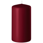Enlightening Candles 1x Bordeauxrode Cilinderkaars/stompkaars 6 X 10 Cm 36 Branduren - Stompkaarsen - Rood