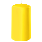 Enlightening Candles 1x Gele Cilinderkaars/stompkaars 6 X 12 Cm 45 Branduren - Stompkaarsen - Geel